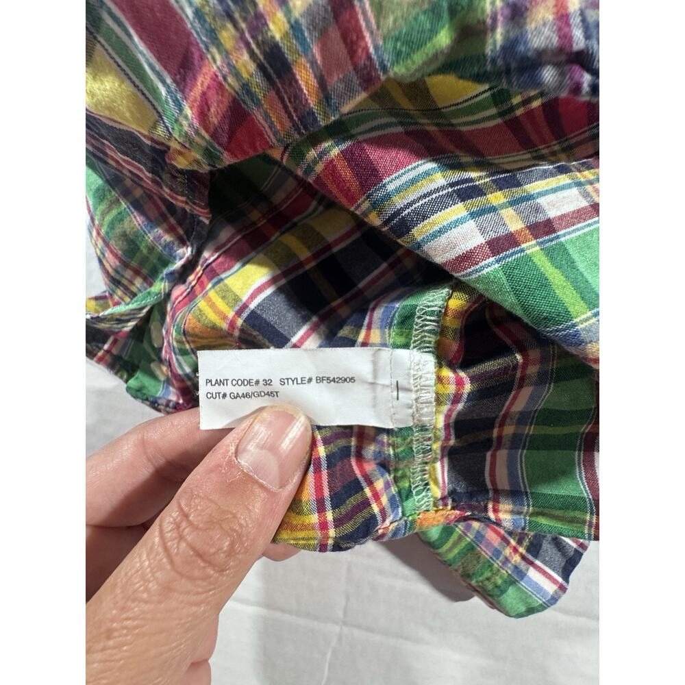 Ralph Lauren Baby Boys 12M Plaid Short Sleeve Button Down Shirt Multicolor - Picture 4 of 4
